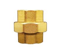 DN15 DN20 DN25 1/2" 3/4" 1" BSP Hembra Macho Unión Acoplador Adaptador Codo Latón Accesorio de Plomería Conector Hogar Jardín Agua(Hex Union G1 Female)