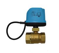 DN15 DN20 DN25 DN 32 Válvula Motorizada 220V 2 vias Forja de latón valvula esfera Motor del actuador