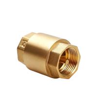 DN15/DN20/DN25 Non-Return Check Valve 200WOG Male for Water Gas Oil Control Devices NPT Brass Thread One Way(3l4 Inch)