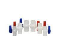 DN15 DN20 DN25, Válvula De Bola Recta, Grifo Jardín Hembra G1/2 G3/4 G1, Conector Agua PVC, 1 Uds(G1I2)