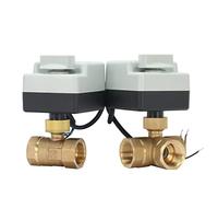 DN15 G 1/2 a DN 50 G 2 Válvula de bola motorizada de latón de 2 vías y 3 cables/Motor de actuador eléctrico con función de interruptor manual 1 pieza (Size : DN50, Color : 220V_3 Way)(220v-2 Way,DN15)