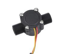 DN15 Sensor de flujo de agua electromagnético S168 para calentadores y dispensadores de agua, rango de 0,5-10 l/min, rosca G1/2, carcasa de nailon, CC 5-18V (55 cm)