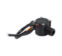 DN15 Sensor de flujo de agua electromagnético S168 para calentadores y dispensadores de agua, rango de 0,5-10 l/min, rosca G1/2, carcasa de nailon, CC 5-18V (30 cm)