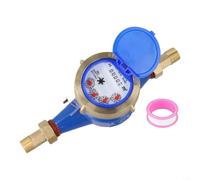 DN15 Tipo seco Medidor de agua Rotor Contador de flujo Digital Conector de cobre para agua fría Hasta 40C Medición precisa