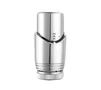 DN20 - Cabezal de termostato de radiador con control de temperatura ajustable y protección anticongelante, compatible con conexiones de válvula roscadas, color blanco