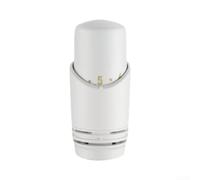 DN20 Cabezal de válvula termostática de radiador TRV de repuesto con tecnología de sensor líquido para una regulación precisa de la temperatura (blanco)