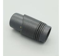DN20 Cabezal termostático radiador para termostatos no programables - Válvula de control con protección anticongelante, sala dinámica HEA (negro)