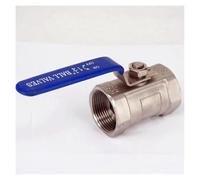 DN32 1-1/4" BSP Female Thread 304 Stainless Steel 1-piece Reduced Bore Ball Valve oil water air 229 PSI