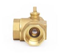 DN32 1-1/4" tipo motorizado latón de las maneras T la vávula bola 3/L(L type)