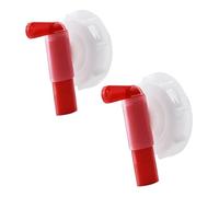 DN61 61mm Plastic Garden Drum Tap Connector, Water Flow Dispenser for 15-60 Liter Tanks with DN61 Threads, for Plant Nutrient Tanks and Horticultural Watering Irrigation Systems (2pcs)