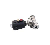 DN8/10/15/20/25/32/40/50 x 1,5 pulgadas Tri-Clamp accionado por aire SUS 316L(Type-A,DN40 38mm- K50.5mm)