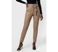 DNA Amsterdam Ann P Camel Talla: 1 | Pantalones de Cuero Outlet | Mujer | Marrón