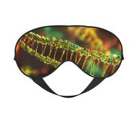 DNA Chain - Máscara de dormir unisex con impresión fotográfica de doble cara, ideal para un sueño profundo y cuidado de la piel