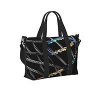 DNA Chain Photoes - Bolsa de mano portátil plegable para viajes, viajes, gimnasio, vacaciones