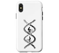 DNA Cycling Lover - Cadena de bicicleta para ciclista, bicicleta de montaña Carcasa para iPhone X/XS