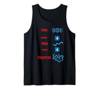 DNA Makes RNA Makes Protein Molecular Cell Biology Camiseta Camiseta sin Mangas