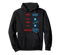 DNA Makes RNA Makes Protein Molecular Cell Biology Camiseta Sudadera con Capucha