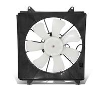 DNA MOTORING Conjunto de ventilador de radiador delantero y derecho, lado del pasajero, compatible con Accord 2013-2017, compatible con EX-L, Touring, ventilador individual, lado del pasajero,