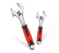 DNA MOTORING TOOLS-00048 - Juego de herramientas de reparación de automóviles de acero al vanadio de 6 y 10 pulgadas con mandíbulas ajustables de cuatro lados