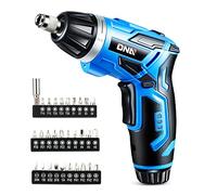 DNA MOTORING TOOLS-00236 Kit de herramientas de destornillador eléctrico inalámbrico recargable de 3.6 V con luz de trabajo LED, azul