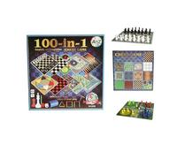 Dnaaz Tableros y piezas de compendio de juegos 100 en 1 que promueven la coordinación ojo-mano