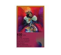 DNANNWOGF J Cole KodPoster - Lienzo decorativo para pared para sala de estar, dormitorio, sala de juegos, oficina, decoración de dormitorio familiar, imagen fotográfica, 60 x 90 cm, estilo sin marco