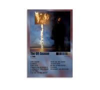 DNANNWOGF J Cole The Off-SeasonPoster Lienzo Arte de pared para sala de estar, dormitorio moderno, sala de juegos, oficina, póster de decoración de dormitorio familiar, imagen fotográfica, 60 x 90 cm