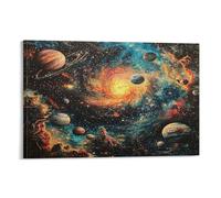 DNAVSOETR Cosmic Galaxy Cuadro En Lienzo Cuadro Decorativo Pinturas Murales Pintura Poster Impresiones Lienzo Para Dormitorio Salon Poster 16x24inch(40x60cm)