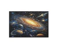 DNAVSOETR Cosmic Galaxy Cuadro En Lienzo Cuadros Decorativos Pinturas Murales Pintura Poster Impresiones Lienzo Para Dormitorio Salon Poster 20x30inch(50x75cm)