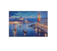 DNAVSOETR Venice Water City Cuadro En Lienzo Cuadro Decorativo Pinturas Murales Pintura Poster Impresiones Lienzo Para Salon Dormitorios Comedor Pasillo 20x30inch(50x75cm)