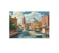 DNAVSOETR Venice Water City Cuadro En Lienzo Cuadro Decorativo Pinturas Murales Pintura Poster Impresiones Lienzo Para Dormitorio Salon Poster 08x12inch(20x30cm)