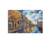 DNAVSOETR Venice Water City Cuadro En Lienzo Cuadros Decorativos Pinturas Murales Pintura Poster Impresiones Lienzo Para Sala De Estar Decoración Dormitorio 16x24inch(40x60cm)