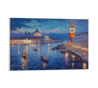 DNAVSOETR Venice Water City Cuadro En Lienzo Cuadros Decorativos Pinturas Murales Pintura Poster Impresiones Lienzo Para Dormitorio Salon Poster 08x12inch(20x30cm)