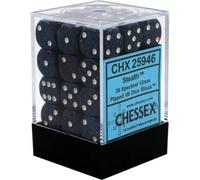DND Dice Set-Chessex D&D Dice-12mm Speckled Stealth Plastic Po (Importación USA)