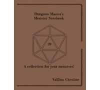 DnD Dungeon Master's Notebook: 5,5 x 8,5 in/13,97 x 21,59 cm | Ideal to write down your own monsters | 49 Blank Sheets + 1 Sample Sheet