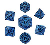 Dnd - Juego de dados poliédricos y RPG, juegos de dados de inicio de Dungeons and Dragons, dados poliédricos con purpurina para Dungeon and Dragons Pathfinder MTG, juegos de mesa RPG DND D20 D12 D10