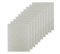 DNDGDLUA 10 láminas de mica para microondas, 12 x 15 cm, cubierta guía de onda, placa de mica, Mica para microondas, universal, cortada a medida, para secador de pelo, tostadora, 02456