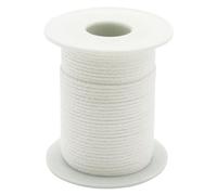 DNDGDLUA Rollo de mecha de 61 m, mechas de algodón para velas, mechas para velas, sin humo, mecha redonda trenzada para hacer velas, velas perfumadas para fundir velas