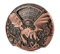 DNDND DND - Juego de dados giratorios 7 en 1 de metal con hermosa caja de regalo para Dungeons and Dragon y juego de mesa (cobre)