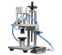 DNEPEI Crimpadora neumática para Viales de 13-20 mm,Fuerza de sujeción Ajustable 13mm