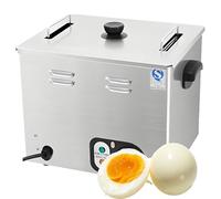 DNEPEI Hervidor de Huevos Comercial de Acero Inoxidable 304 de Grado alimenticio para restaurantes, Resistente a la corrosión y fácil de Limpiar, Huevos de manantial. Standard-Withgrid
