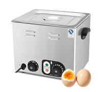 DNEPEI Hervidor de Huevos Comercial de Acero Inoxidable 304 de Grado alimenticio para restaurantes, Resistente a la corrosión y fácil de Limpiar, Huevos de manantial. Timing-withoutgrid