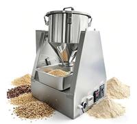 DNEPEI Mezcladora de Polvos de Laboratorio fácil de Usar: accionamiento con un Solo Motor, sin ajustes complejos de paletas, 10 L, Acero Inoxidable 304, Superficie Lavable, Larga Vida útil. 10L