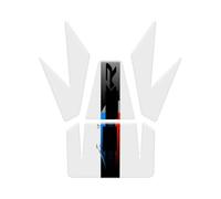 Dngjuen Accesorios Motocicletas Almohadilla Depósito Combustible Depósito Protección Calcomanías Decoración para S1000XR para M1000XR Traction Pad(White)