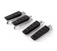 DNHGURW Pedales Pie Moto para F800GT 2011 2012 2013 para F800S 2004 2005 2006 2007 2008 para F800ST 2004-2012 Reposapiés Delanteros Traseros Negros para Motocicleta Estriberas Piezas Accesorios(Set)