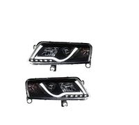 Dnhqknoaf Conjunto Faros Aelanteros Conjunto Faros Delanteros Automóvil Para A6 C7 A6L S6 2005-2011 Actualización Plug And Play Lente Proyector LED Estilo Angel Eyes(For 09-11 User)