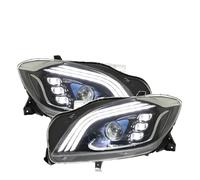 Dnhqknoaf Conjunto Faros Aelanteros Para Benz ML300 ML350 ML400 W166 2012-2015 Conjunto Luces Diurnas Secuenciales Delanteras Con Intermitentes (2 Unidades) LED(For low-end)