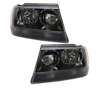 Dnhqknoaf Conjunto Faros Aelanteros Para Jeep Para Grand Para Cherokee 1999 2000 2001 2002 2003 2004 Faro Delantero De Coche