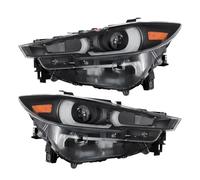 Dnhqknoaf Conjunto Faros Aelanteros Para Mazda Para CX-5 2022-2024 LED Completo Con Luz AFS DRL Par FarosDelanteros Lado Derecho Conjunto Faros Delanteros LED Automóvil