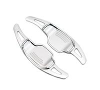 Dnhqknoaf Levas Cambio Extensión Para Chevrolet Para Camaro 2012-2015 Aleación De Aluminio Rueda Coche Paletas Cambio Marchas Extensión 2 Uds(Plata)